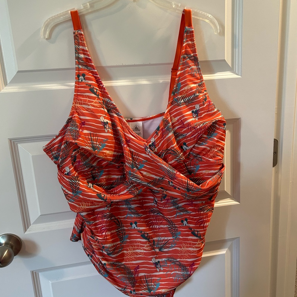 Disney Orange and Blue Swimsuit Women’s 2X